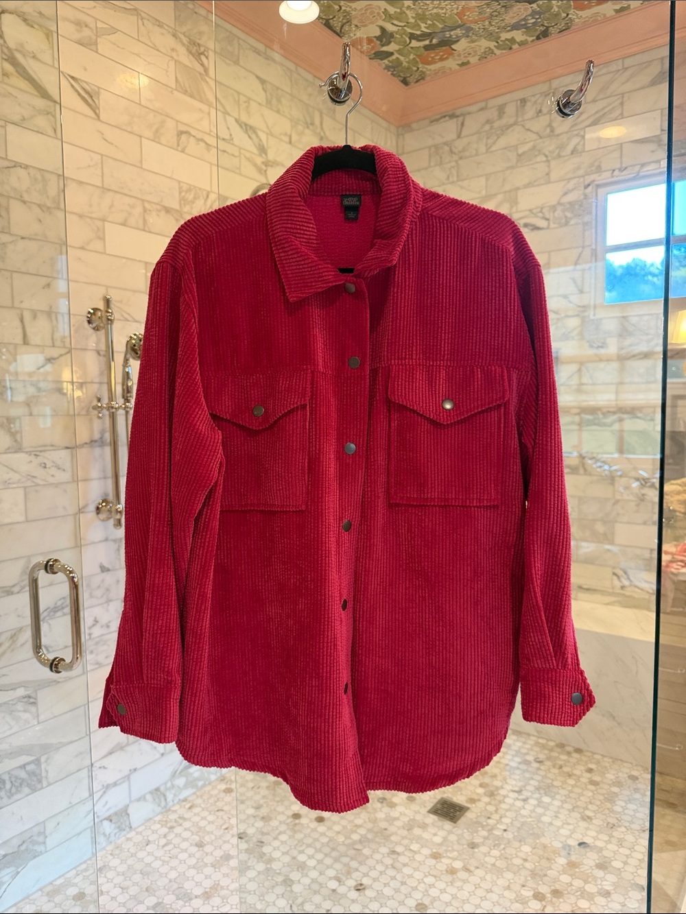 Hot pink jacket